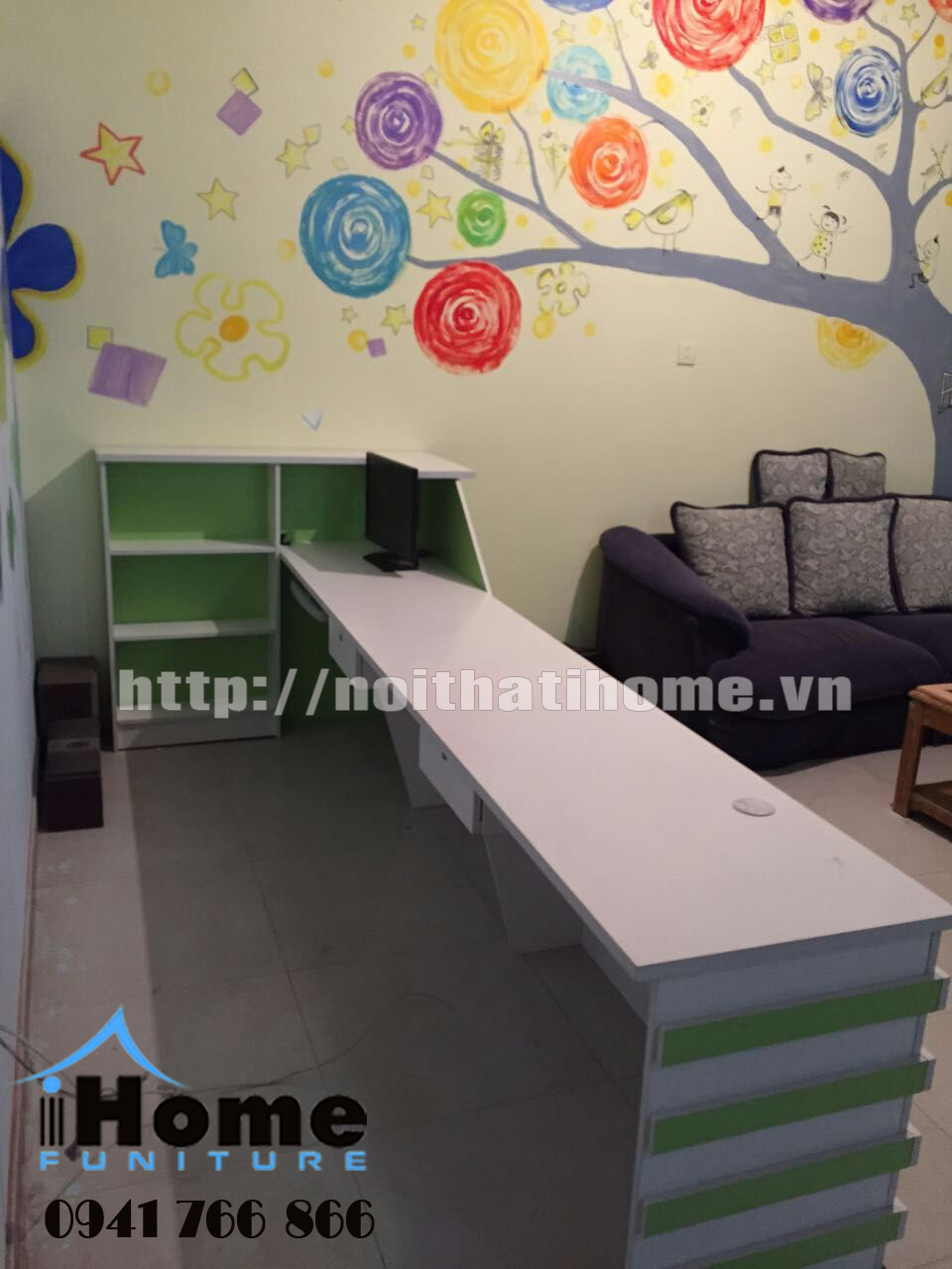 quầy lễ tân hải phòng